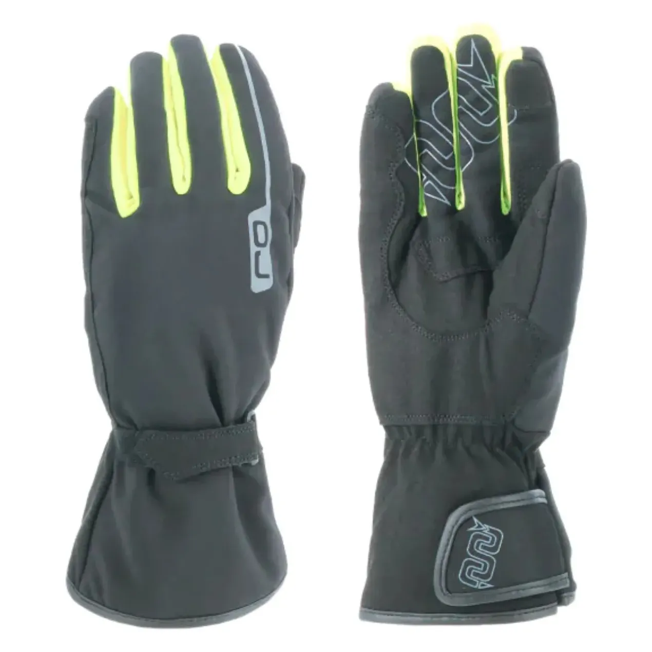 Guanto Impermeabile Oj Lead Nero/giallo Fluo
