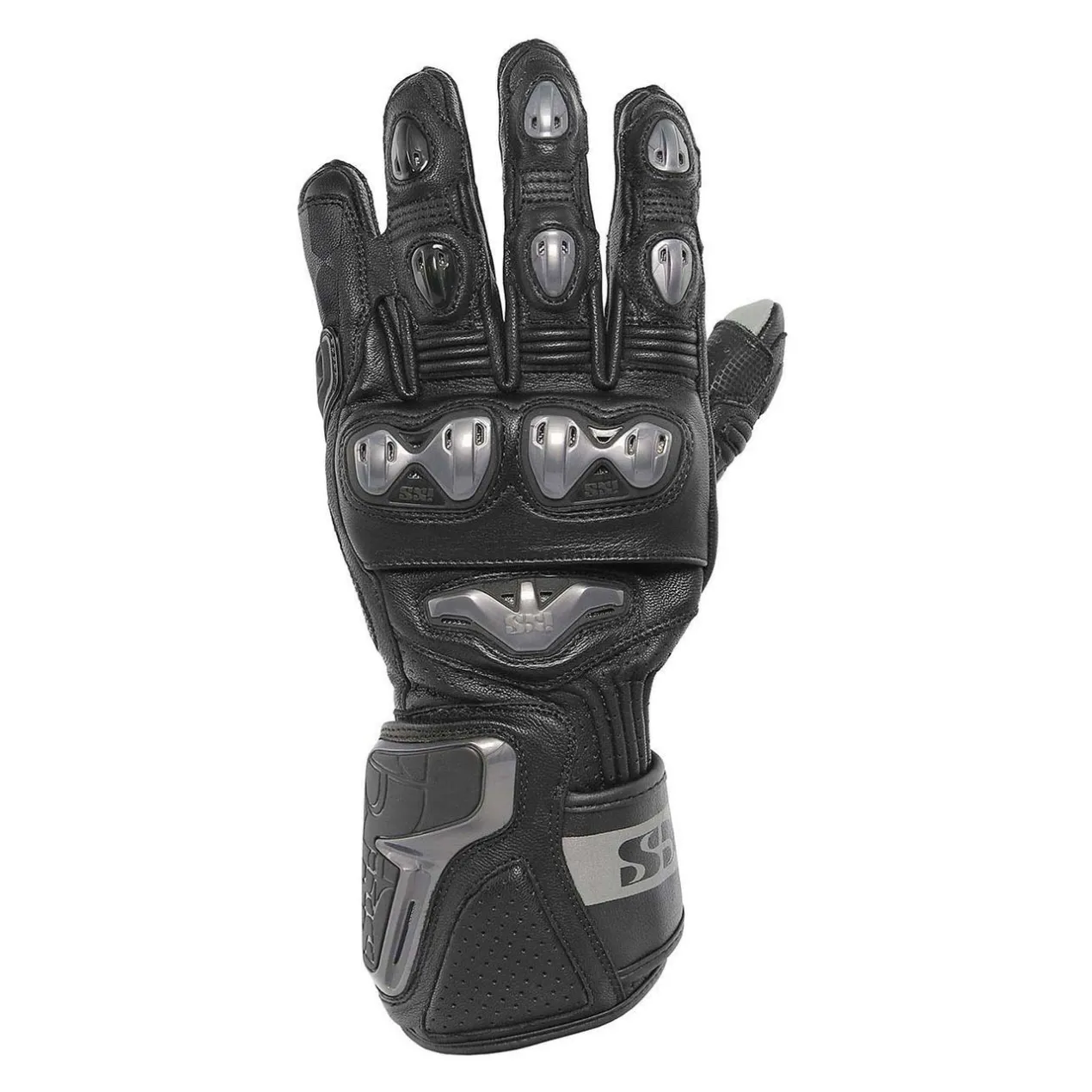 Guanto Sportivo In Canguro E Capra Ixs Rs-400 Black