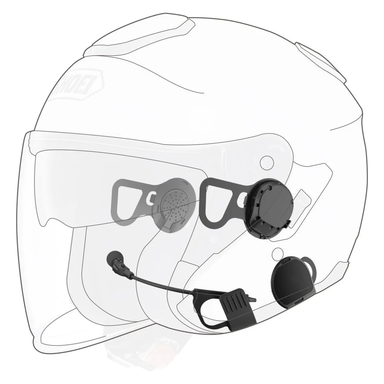 Interfono Sena 10u Con Telecomando Per Shoei J-cruise