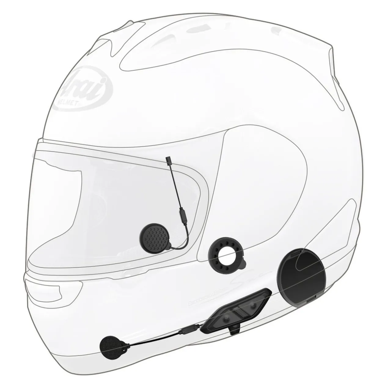 Interfono Sena 10u Con Telecomando Per Arai