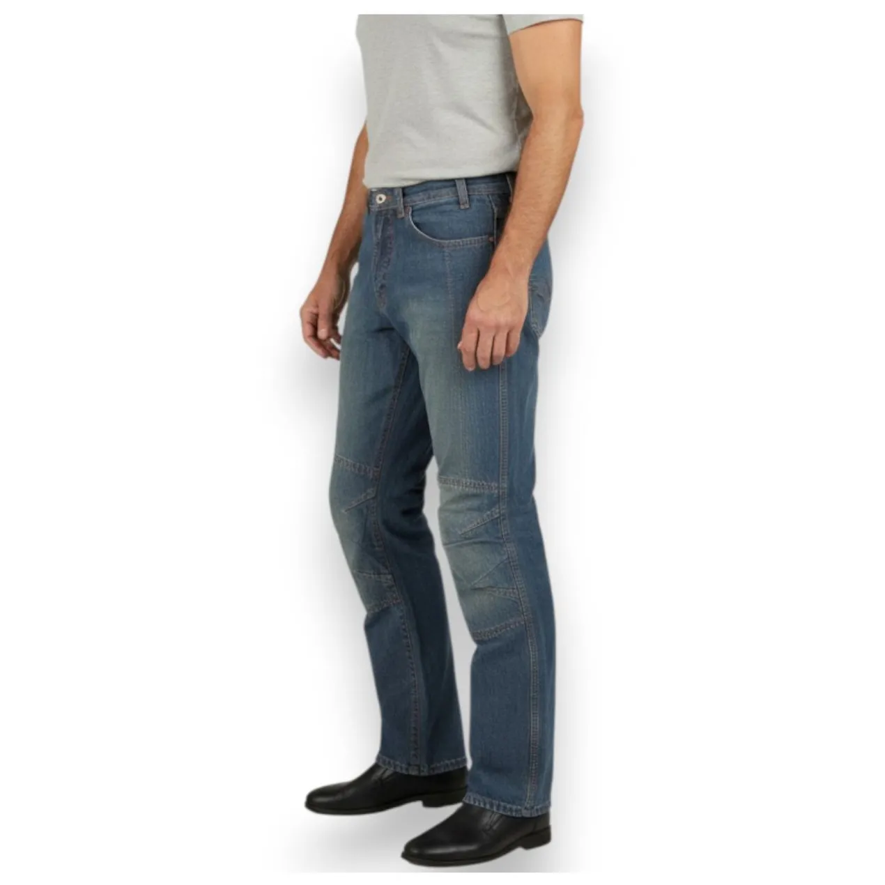 Jeans Con Protezioni Ixs Django 5 Tasche Blu