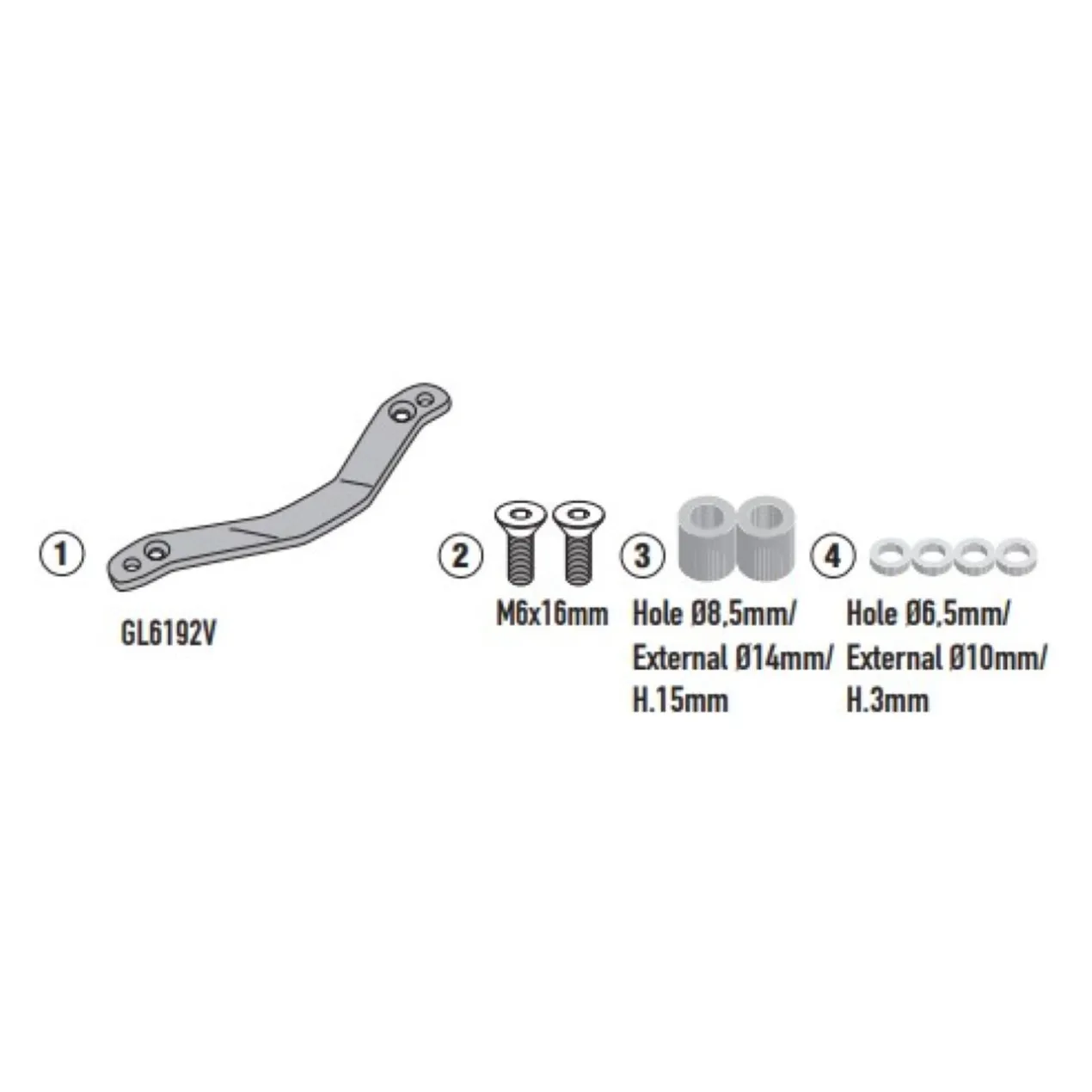 Kit Per Montare Sra5143 Bmw C400x (2025) Givi 5148kit