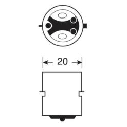 Lampada Filamento S2 Ba20d 35/35w