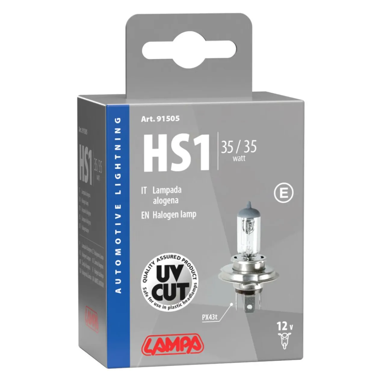 Lamp.alogena Hs1 12v 35/35w P43t