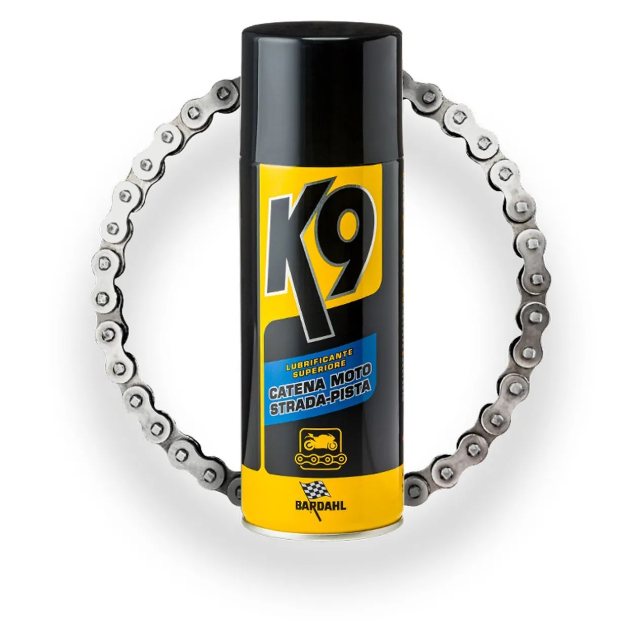Lubrificante Catena Moto Strada e Pista Bardahl K9 400ML
