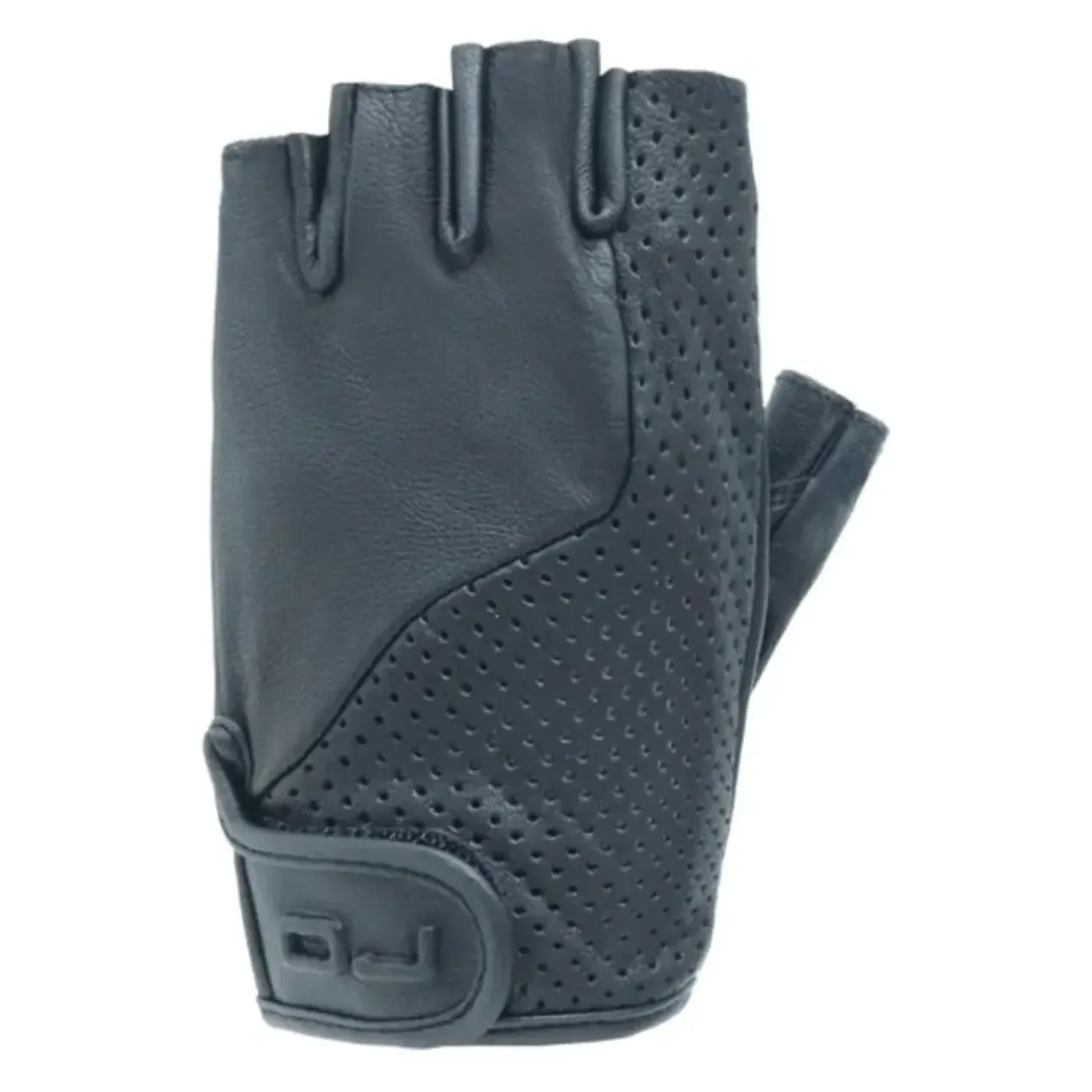 Mezzi Guanti In Pelle Oj Fresh Nero