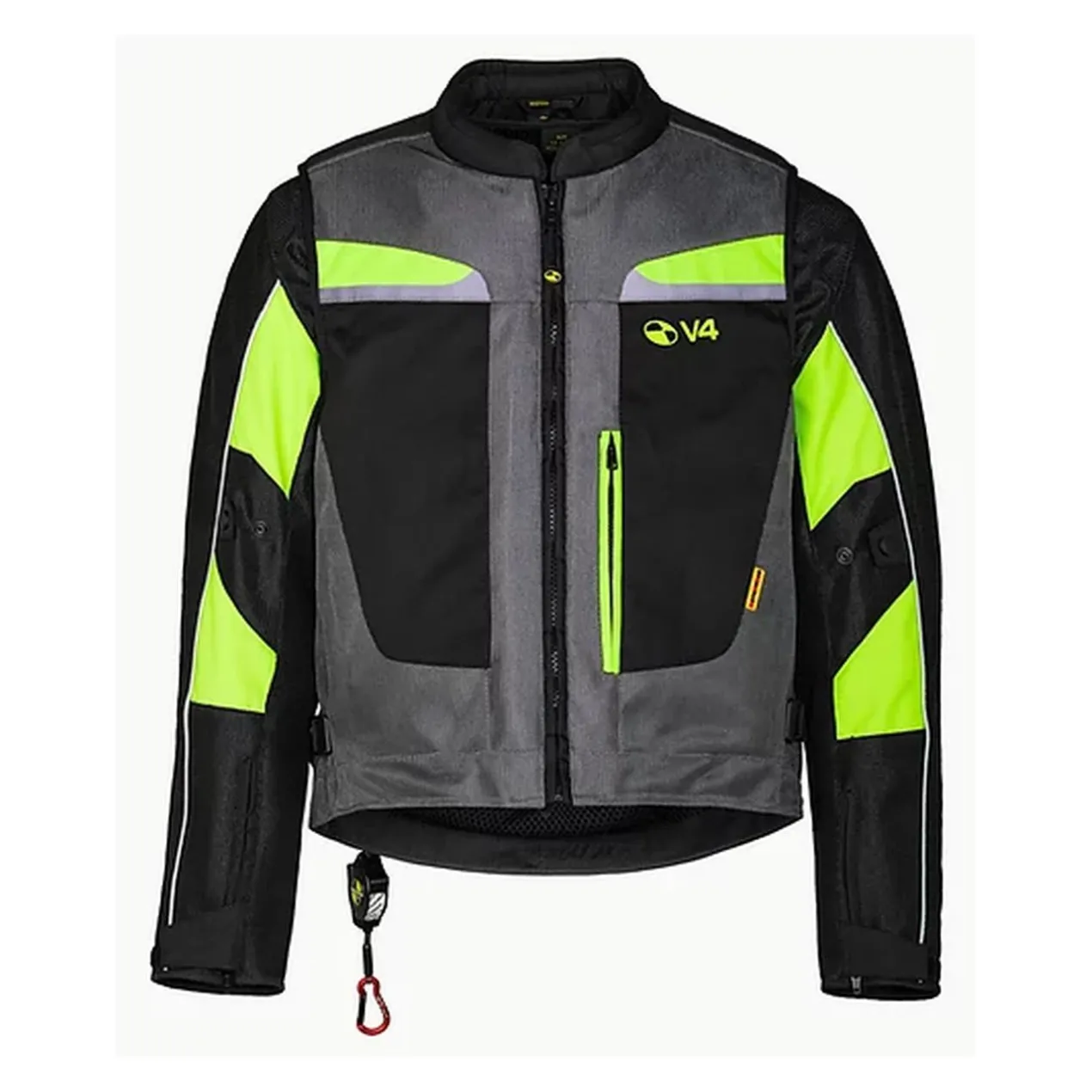 Motoairbag Mab V4.0 Airbag Con Maniche Removibili Grigio