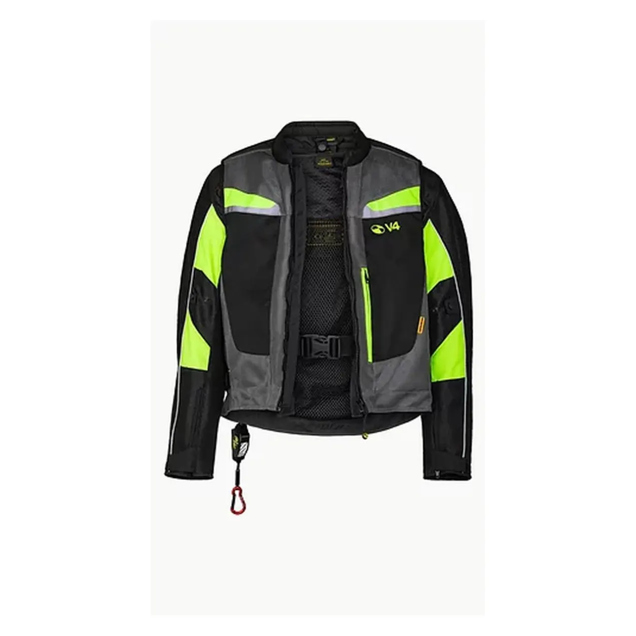 Motoairbag Mab V4.0 Airbag Con Maniche Removibili Grigio