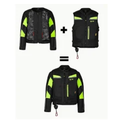 Motoairbag Mab V4.0 Airbag Con Maniche Removibili Nero