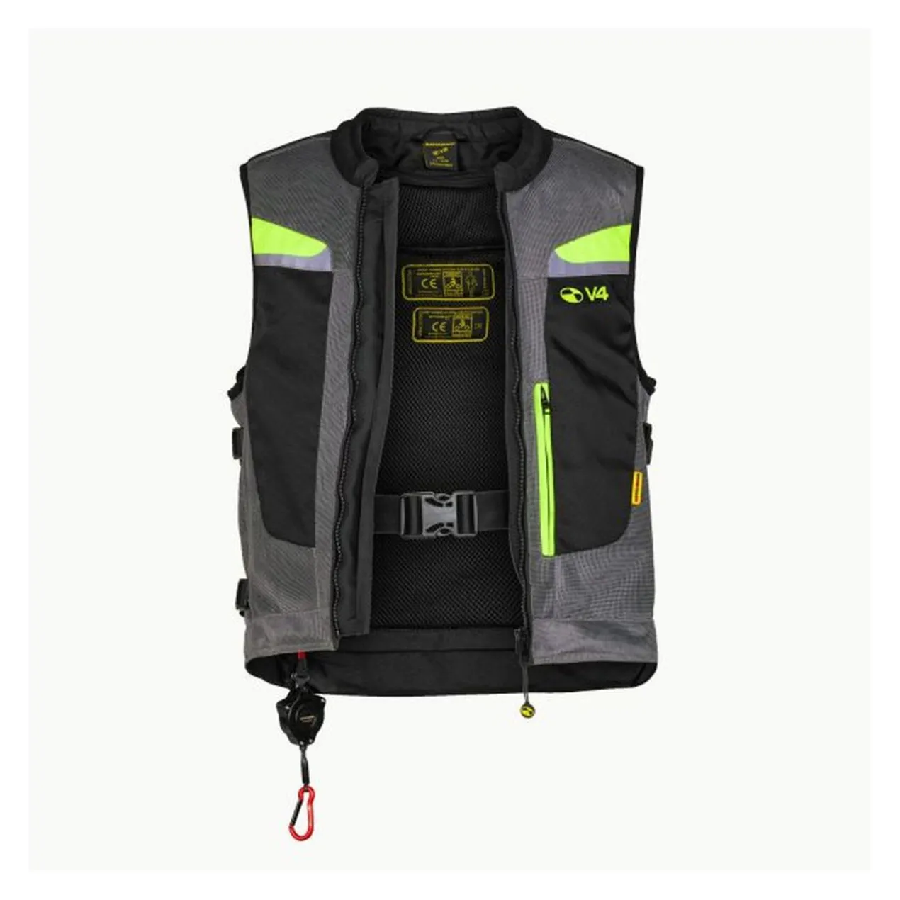 Motoairbag Mab V4 Modular Solo Gilet Grigio