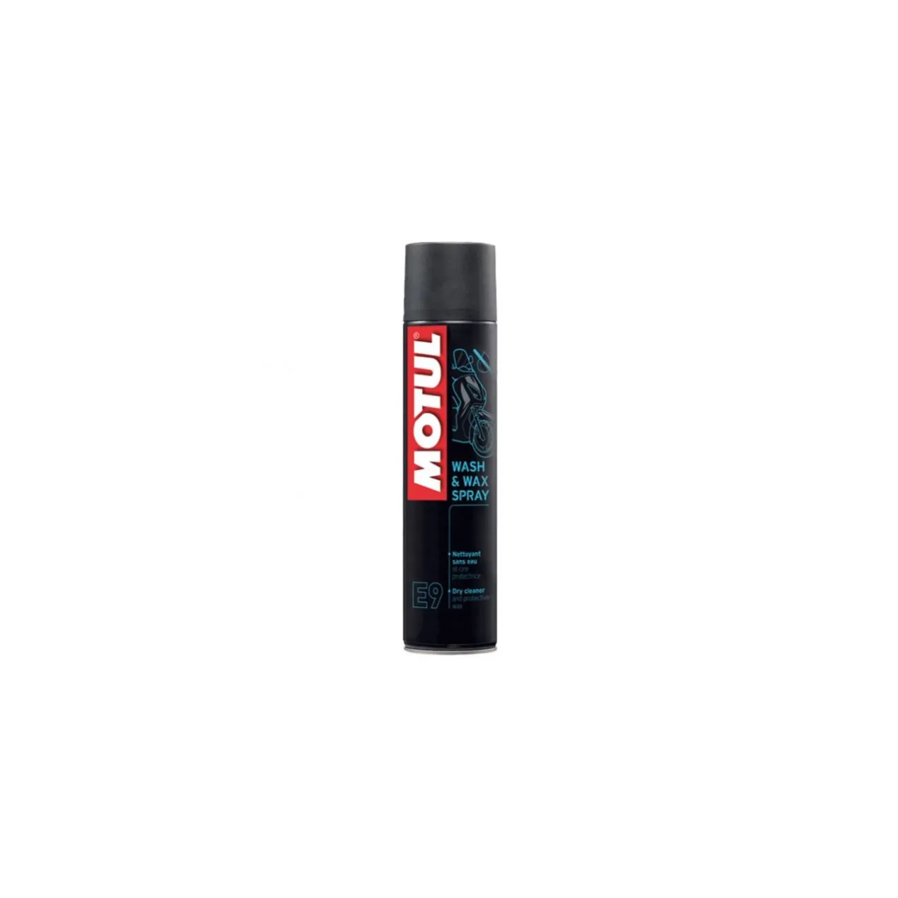 Motul E9 - Wash & Wax Spray 0,400l Sgrassa E Lucida Senza Acqua