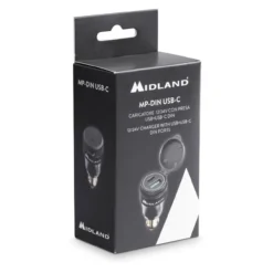 Mp-din-usb C Caricatore Usb+usb-c Din Midland