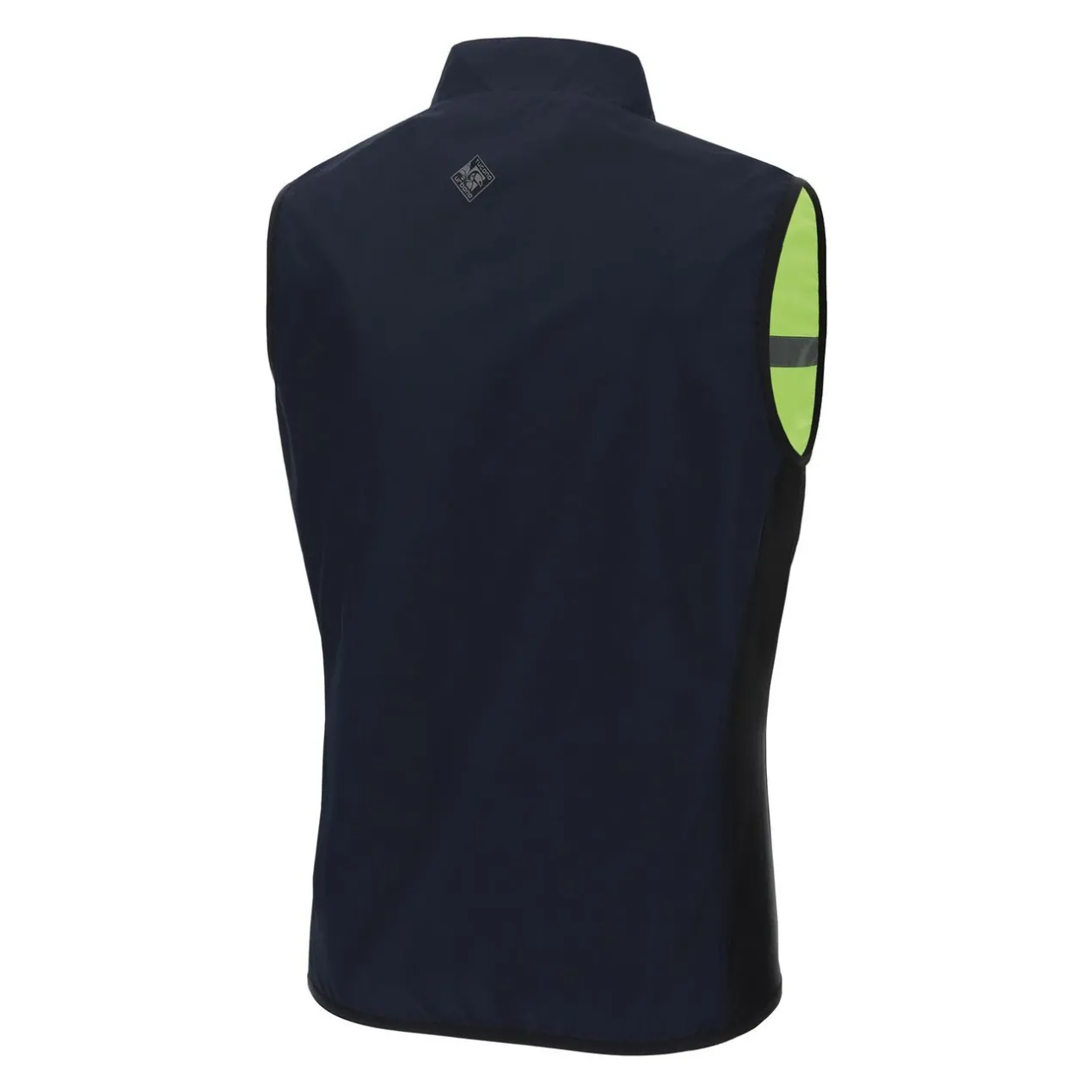 Nano Switch Gilet Antivento Tucano Urbano Blu Scuro-giallo Fluo