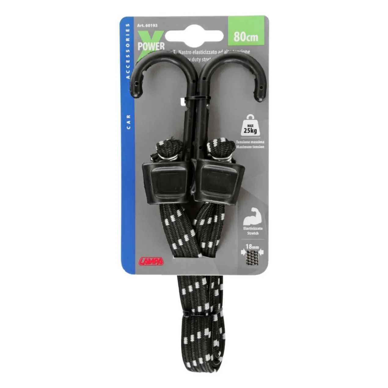 Nastro Elasticiz.18mm X 80cm
