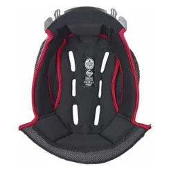 Nolan Interno Clima Comfort Tg.m Black Red Per N104/evo/absolute