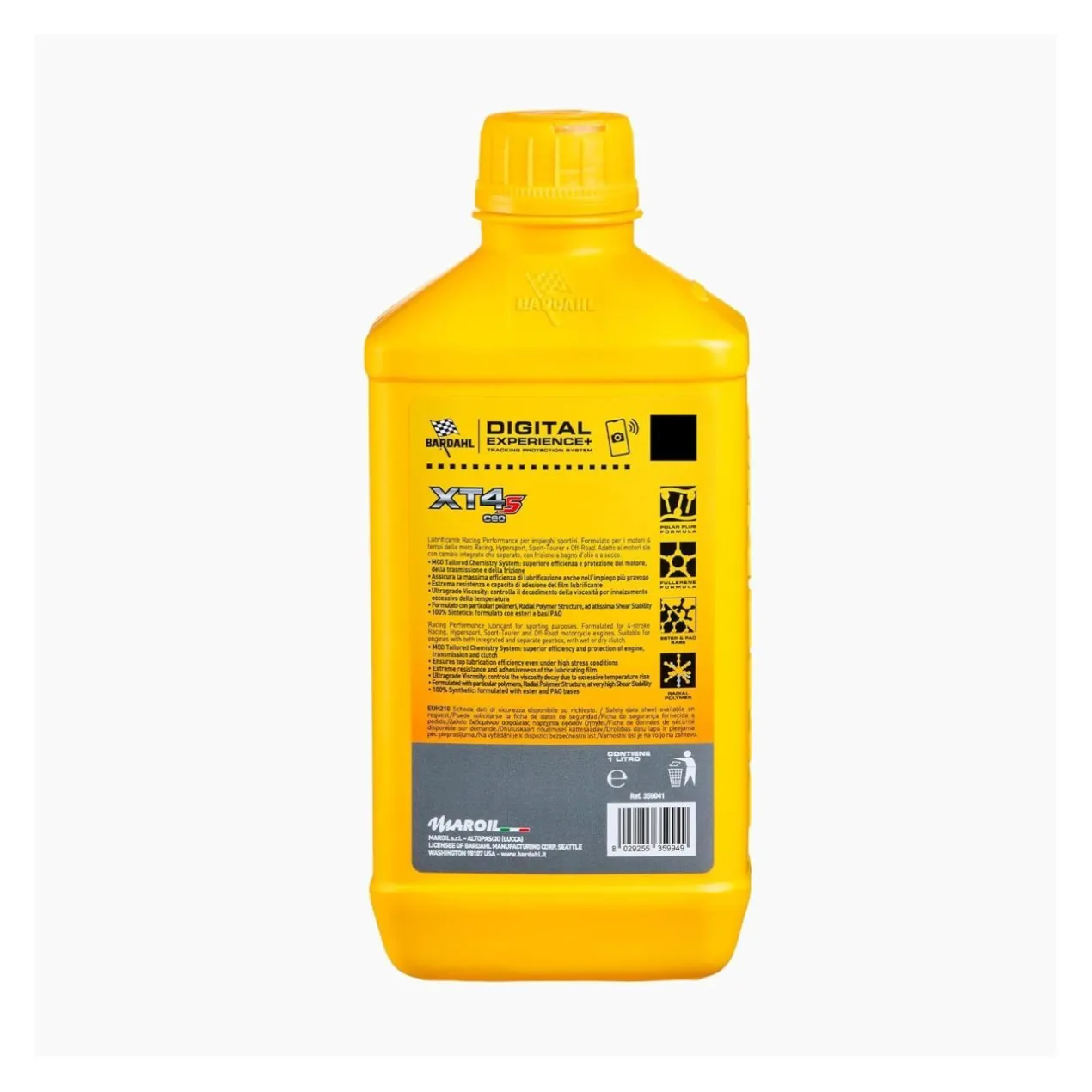 Olio Bardahl Xt4-s C60 10w60 Moto Conf. 1 Lt