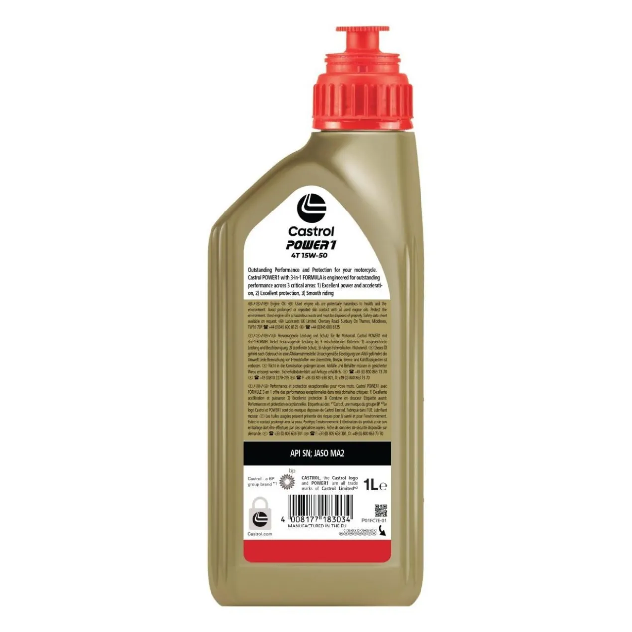 Olio Castrol Power 1 4t 15w50 Conf. 1lt.