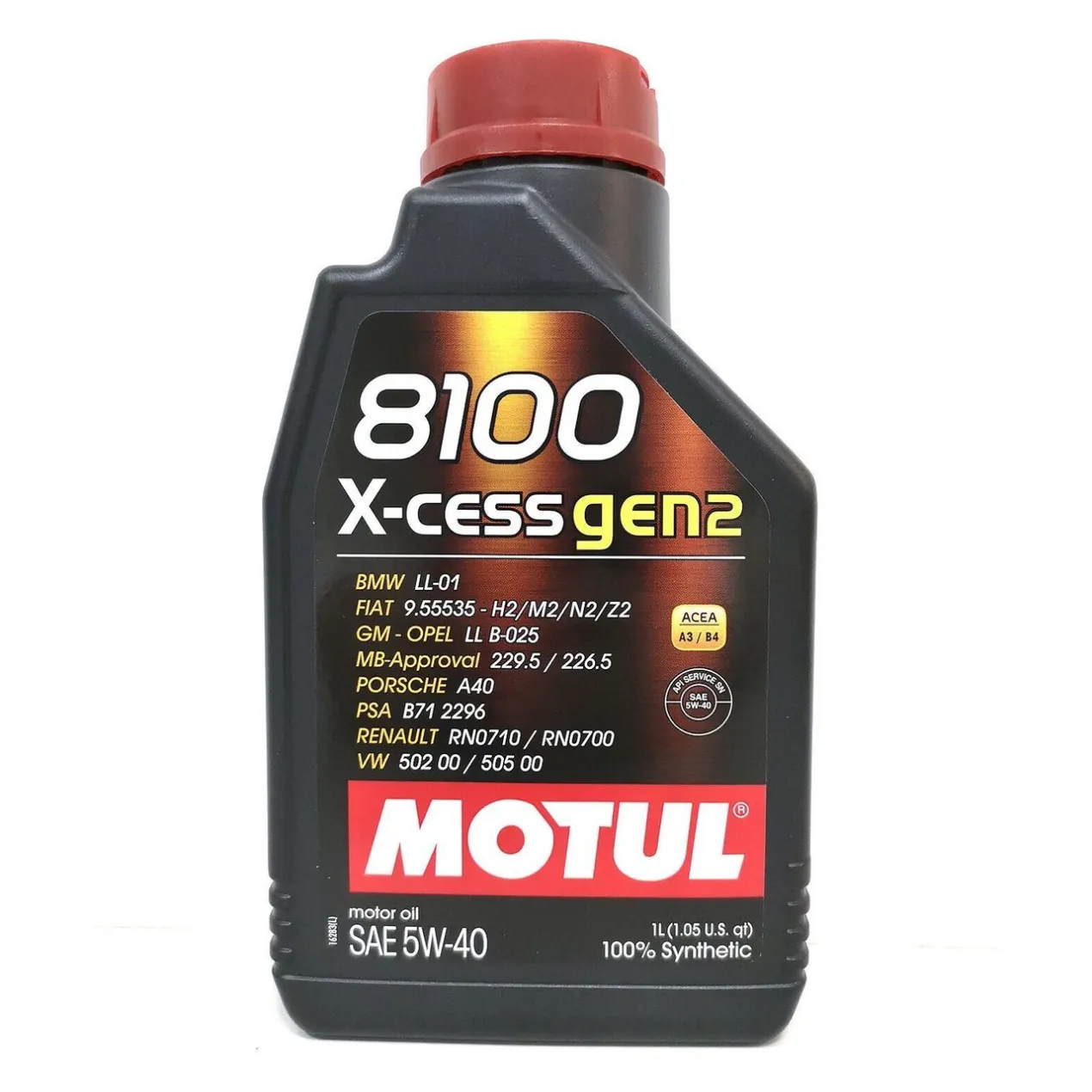 Olio Motul 8100 X-cess Gen2 5w40 Per Auto Conf 1lt Sintetico