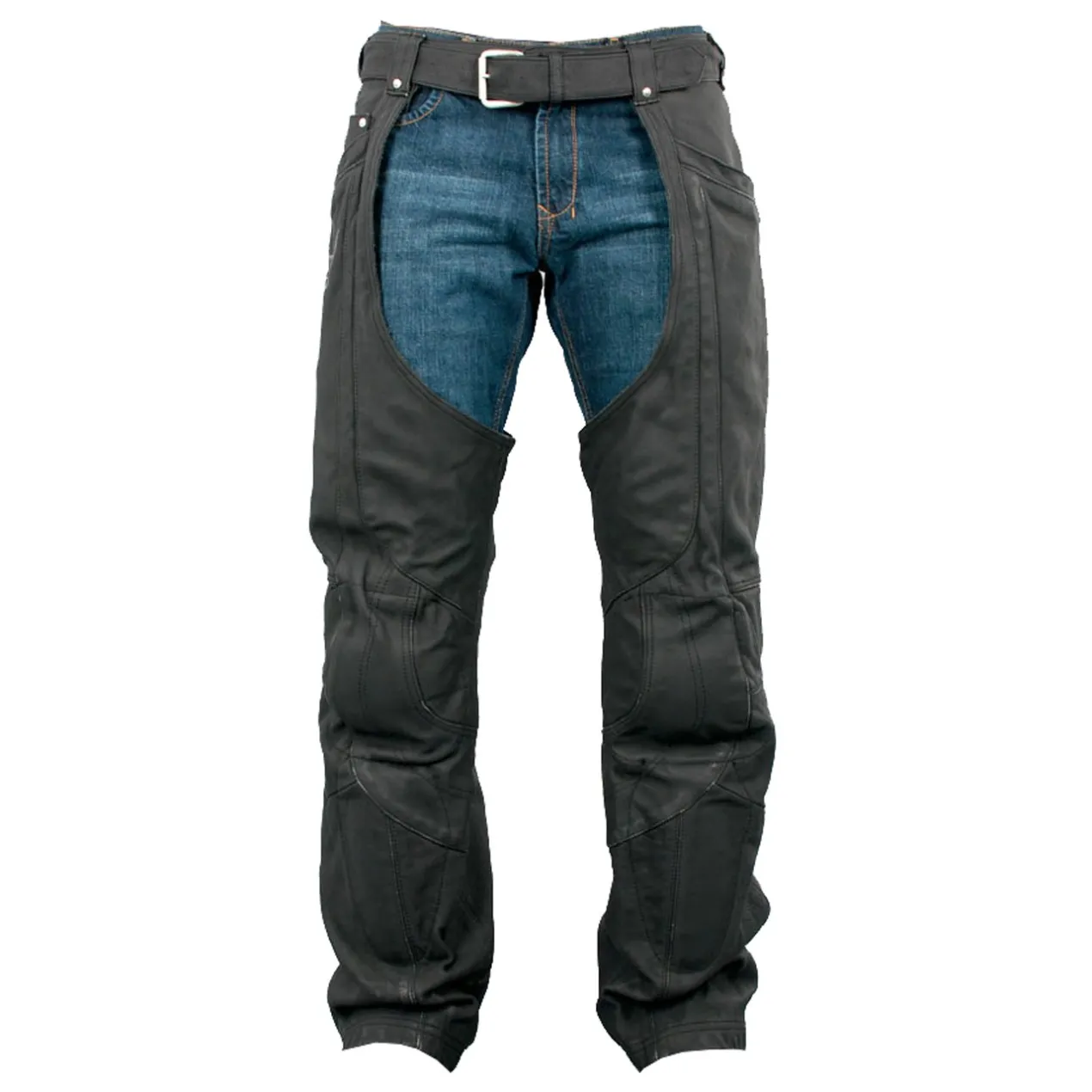 Pantaloni Chaps In Pelle Arlen Ness 3319 Nero