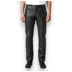 Pantaloni In Pelle Tecnici Ixs Madrid Nero