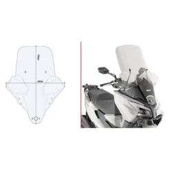 Parabrezza Givi Per Kymco X-town125-300