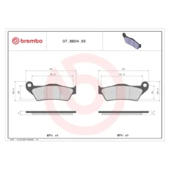 Pastiglie Brembo Gen. Sinter 07bb0459