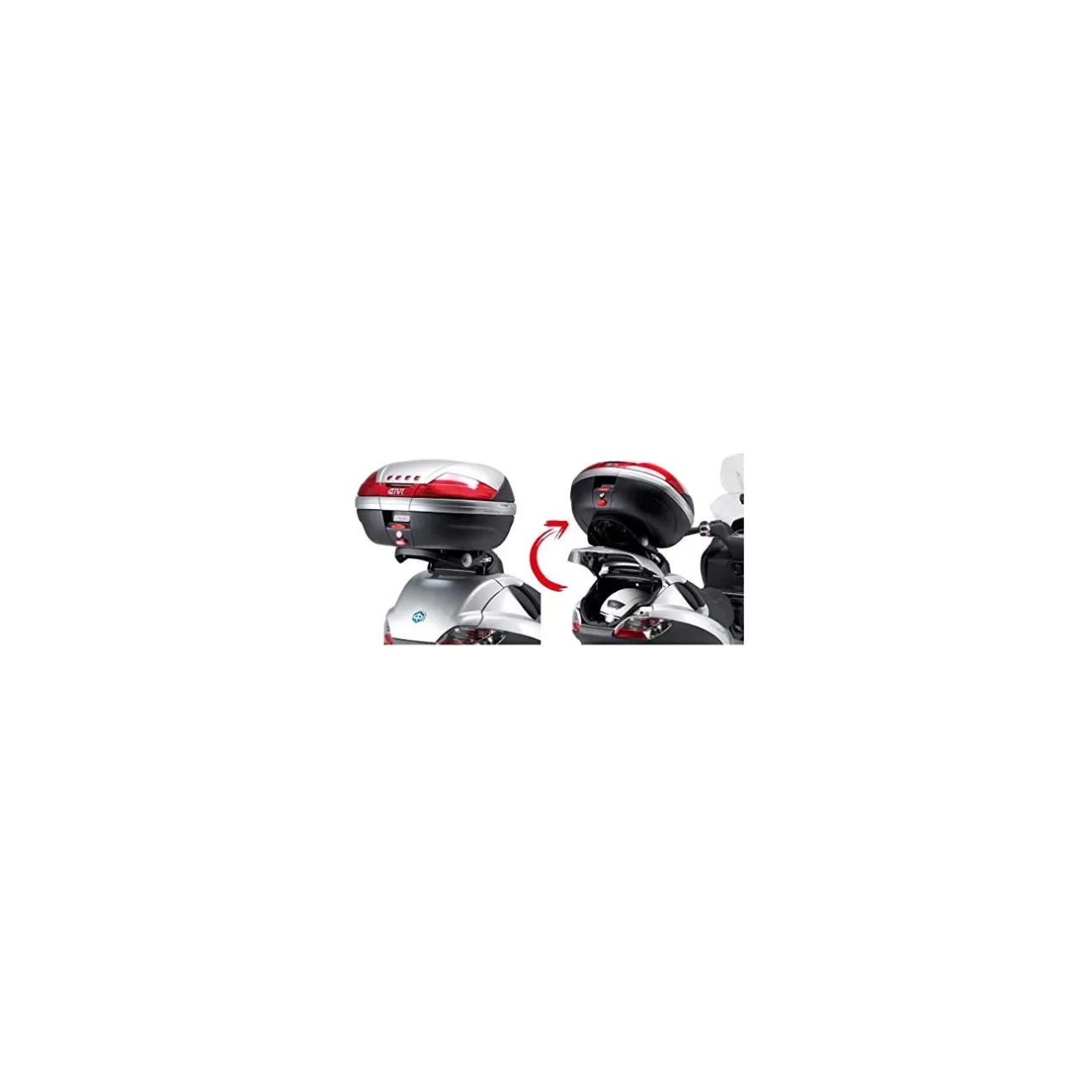 Portapacchi Monokey Ribaltabile Givi Piaggio Mp3 125-250-300-400 06/11