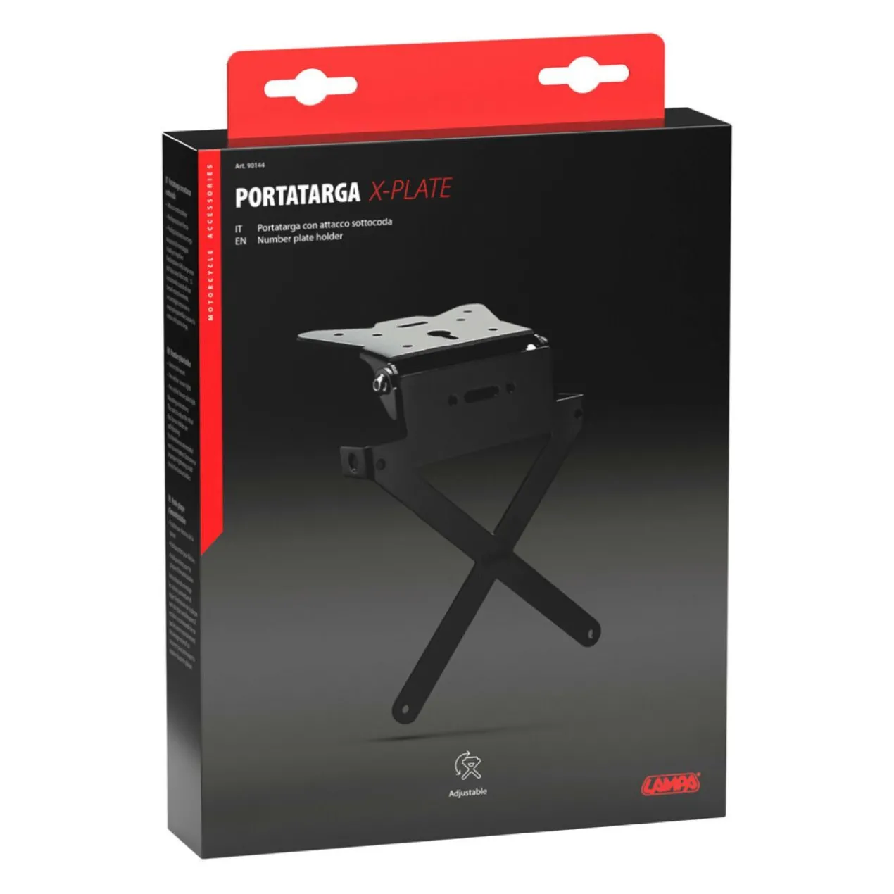 Portatarga X-plate Con Inclinazione Variabile Lampa 90144