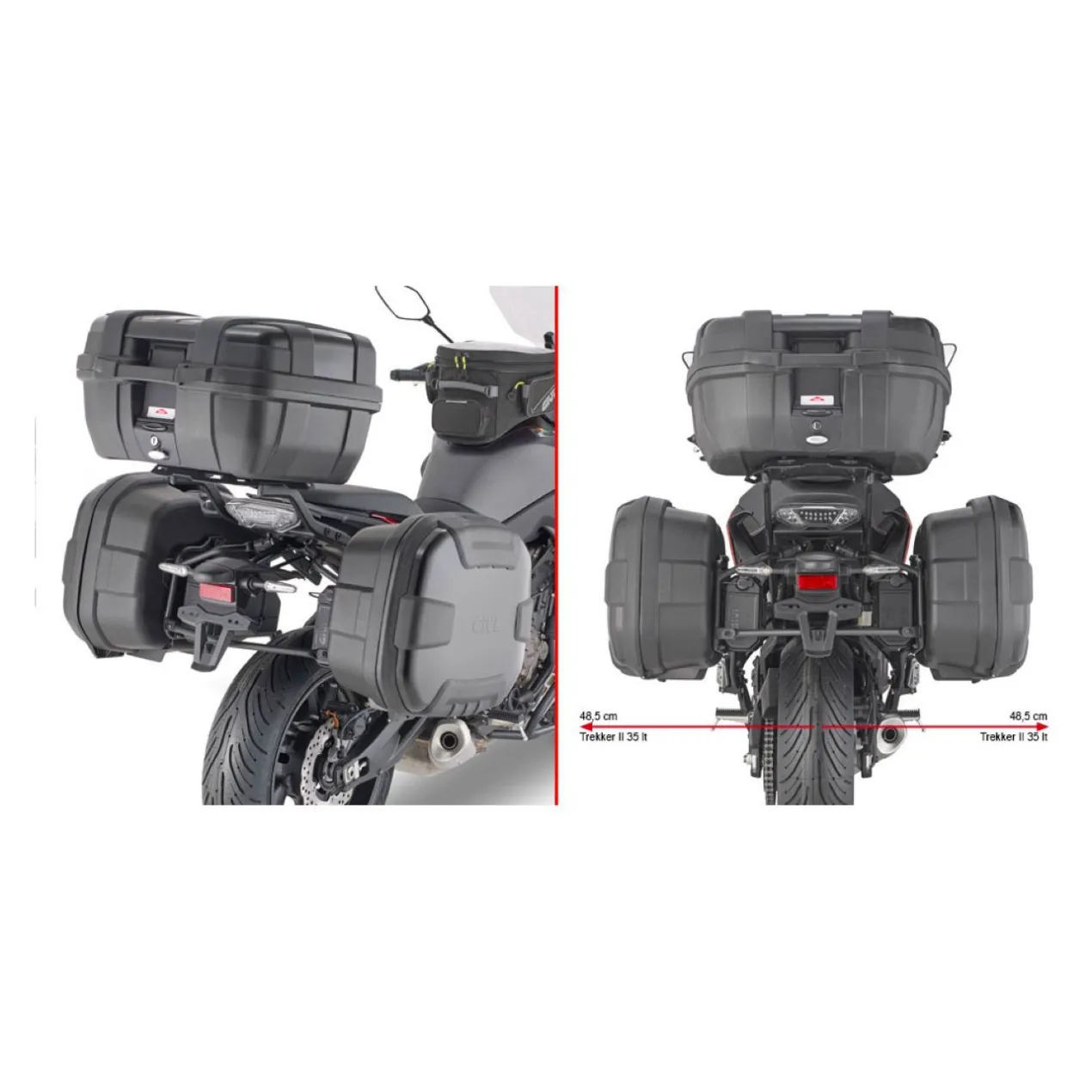 Portavaligie Laterale Yamaha Tracer 700 Givi Pl2148