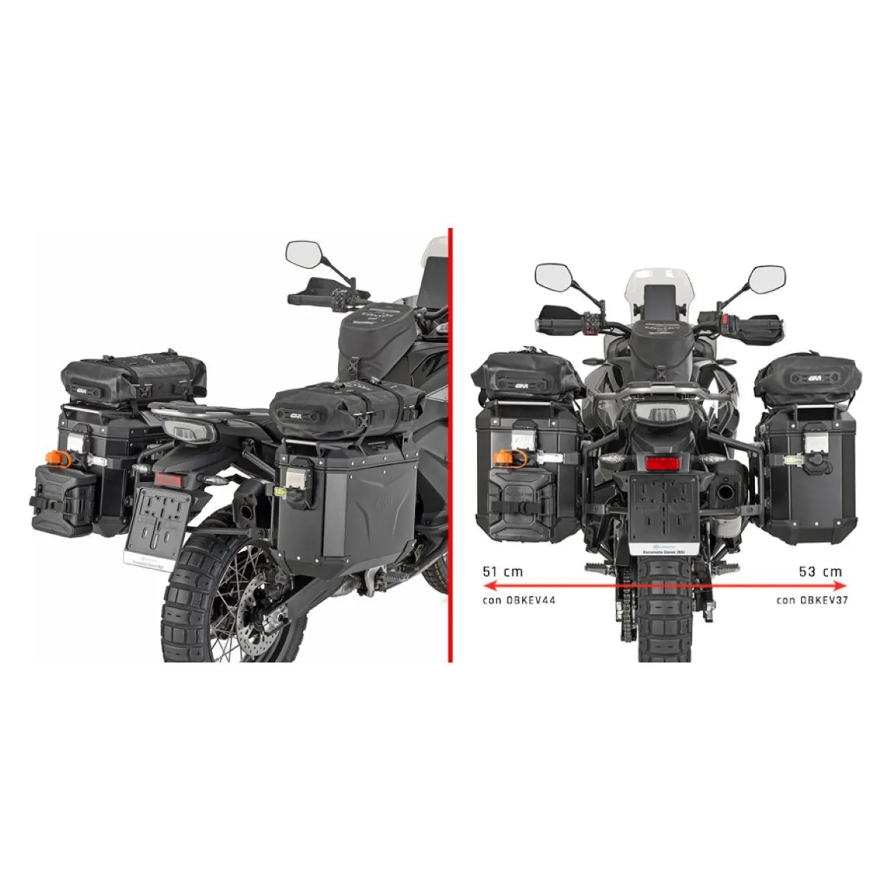 Portavaligie Lattacchi Cf Moto 800mt-x (2025) Givi Plo9227cam