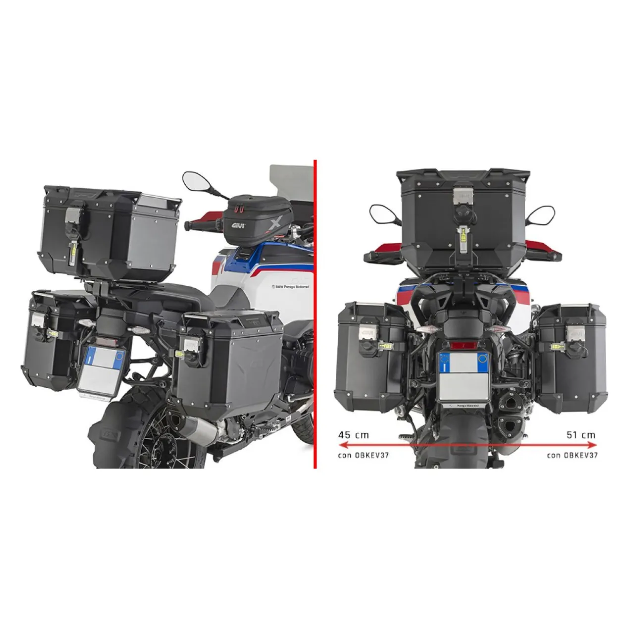 Portav. La. Bmw R1300gs Adventure (2025) Givi Plo5146cam