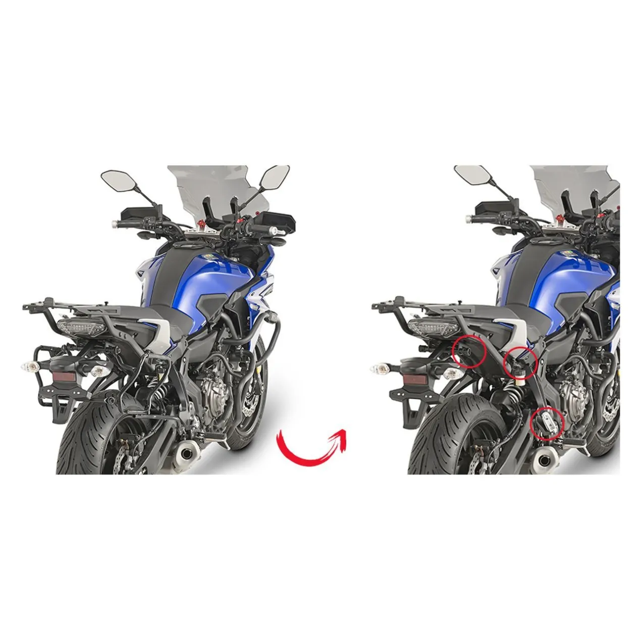 Portav.lat. Givi Yamaha Mt-07 Tracer (2016) Plxr2130