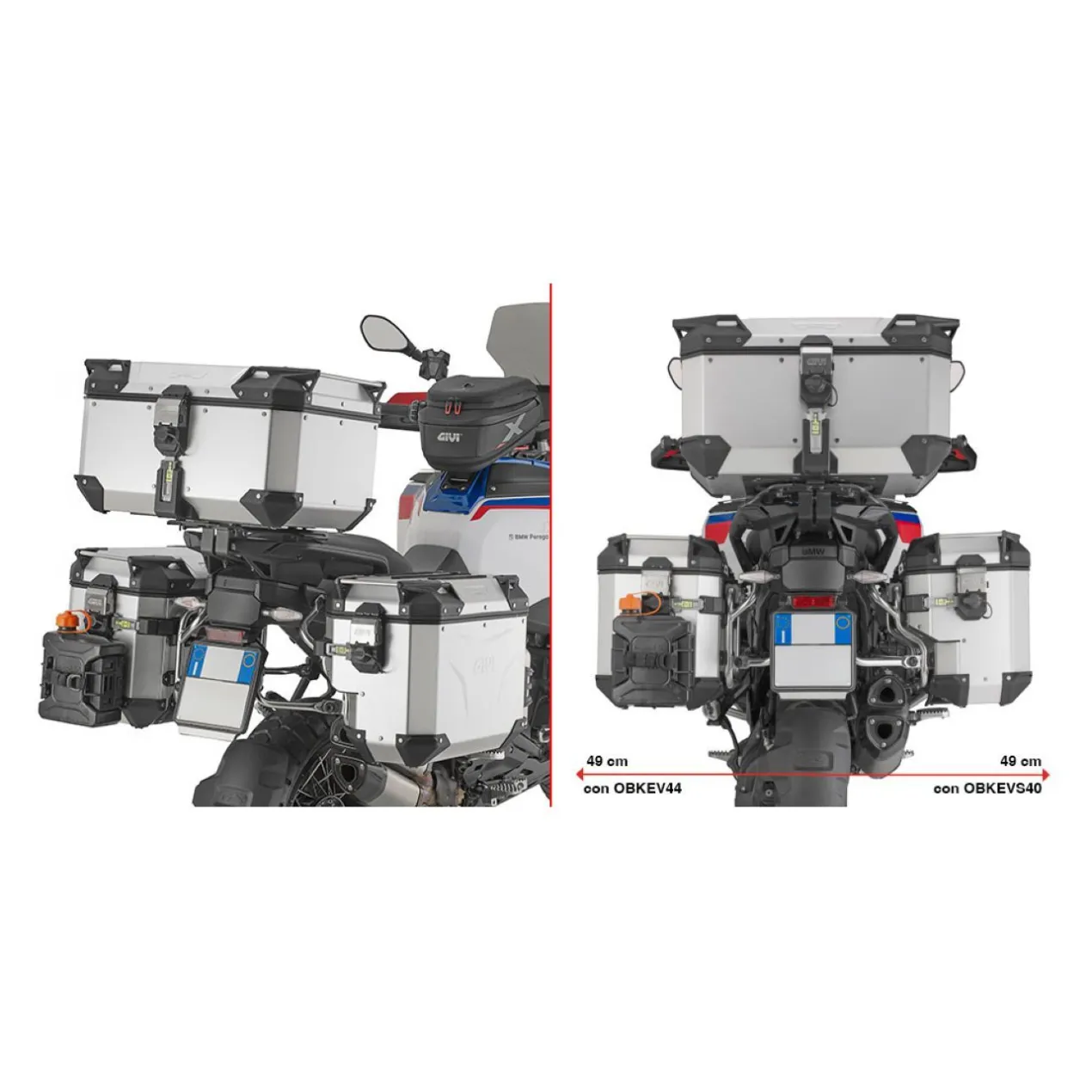 Port L S Inox Bmw R1300gs Adventure '25 Givi Plos5146camox