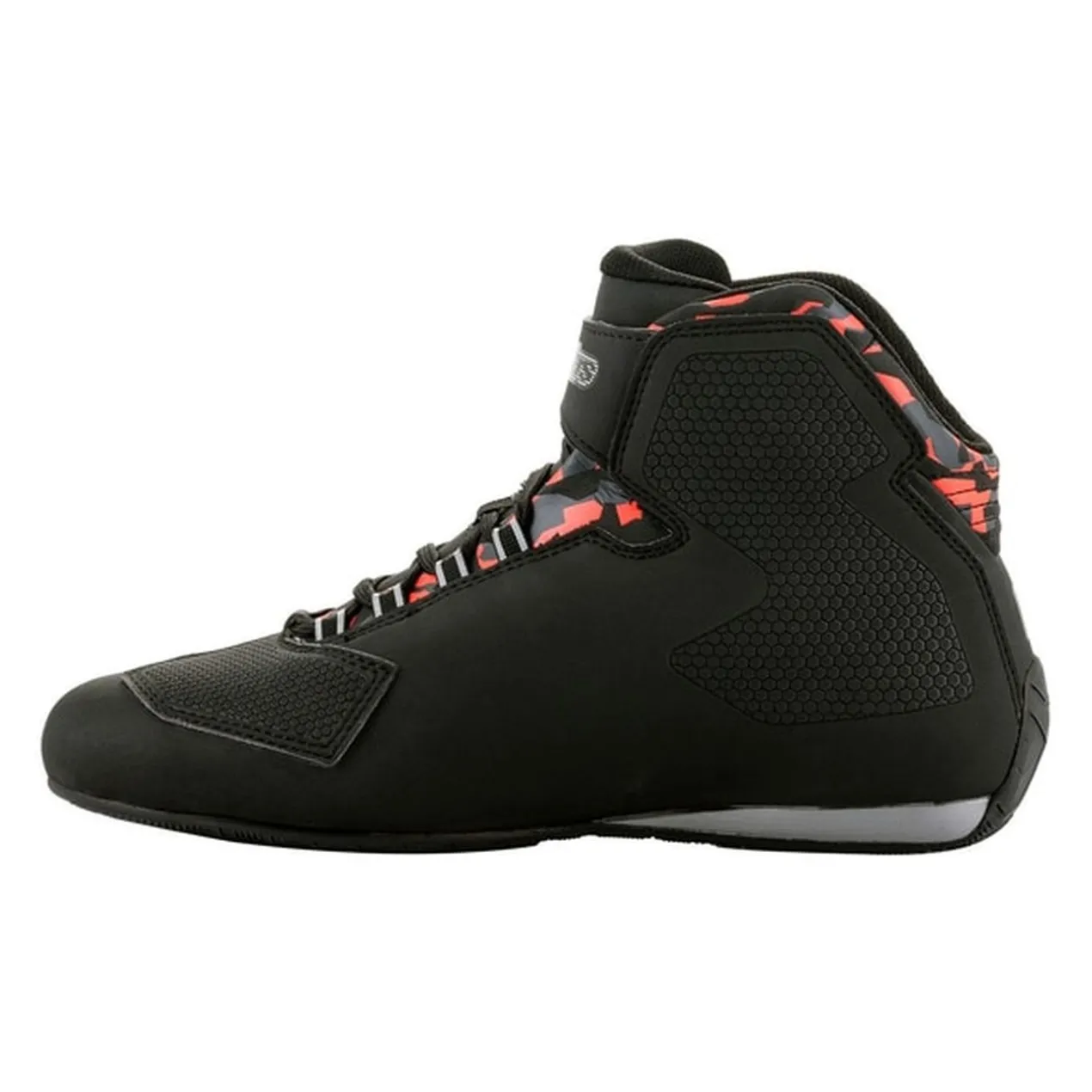 Scarpe Alpinestars Sektor Waterproof Shoe Black Dark Grey Red