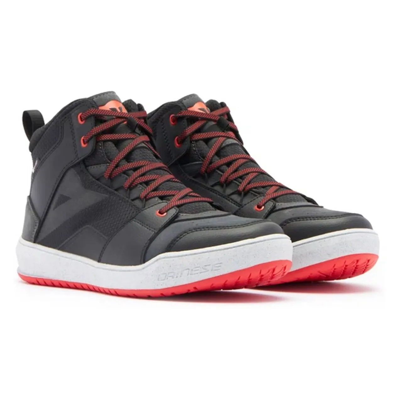 Scarpe Dainese Suburb D-wp Black/white/red-lava
