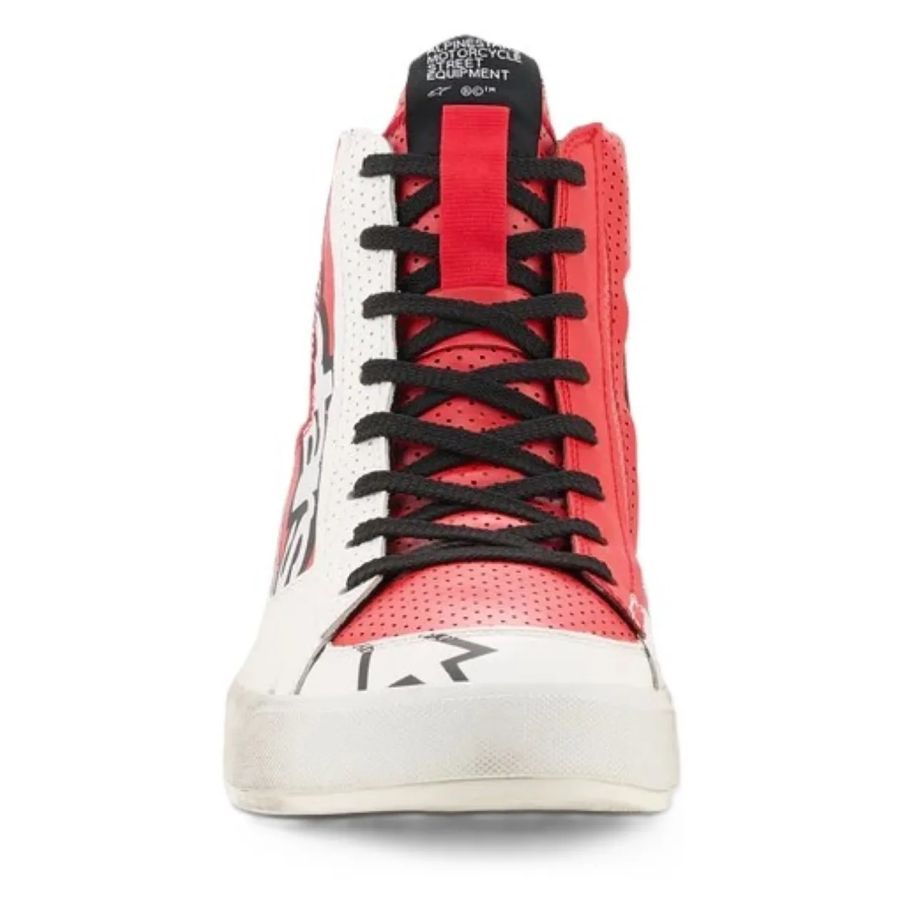 Scarpe Da Moto Alpinestars Stated Flair Bianco Rosso