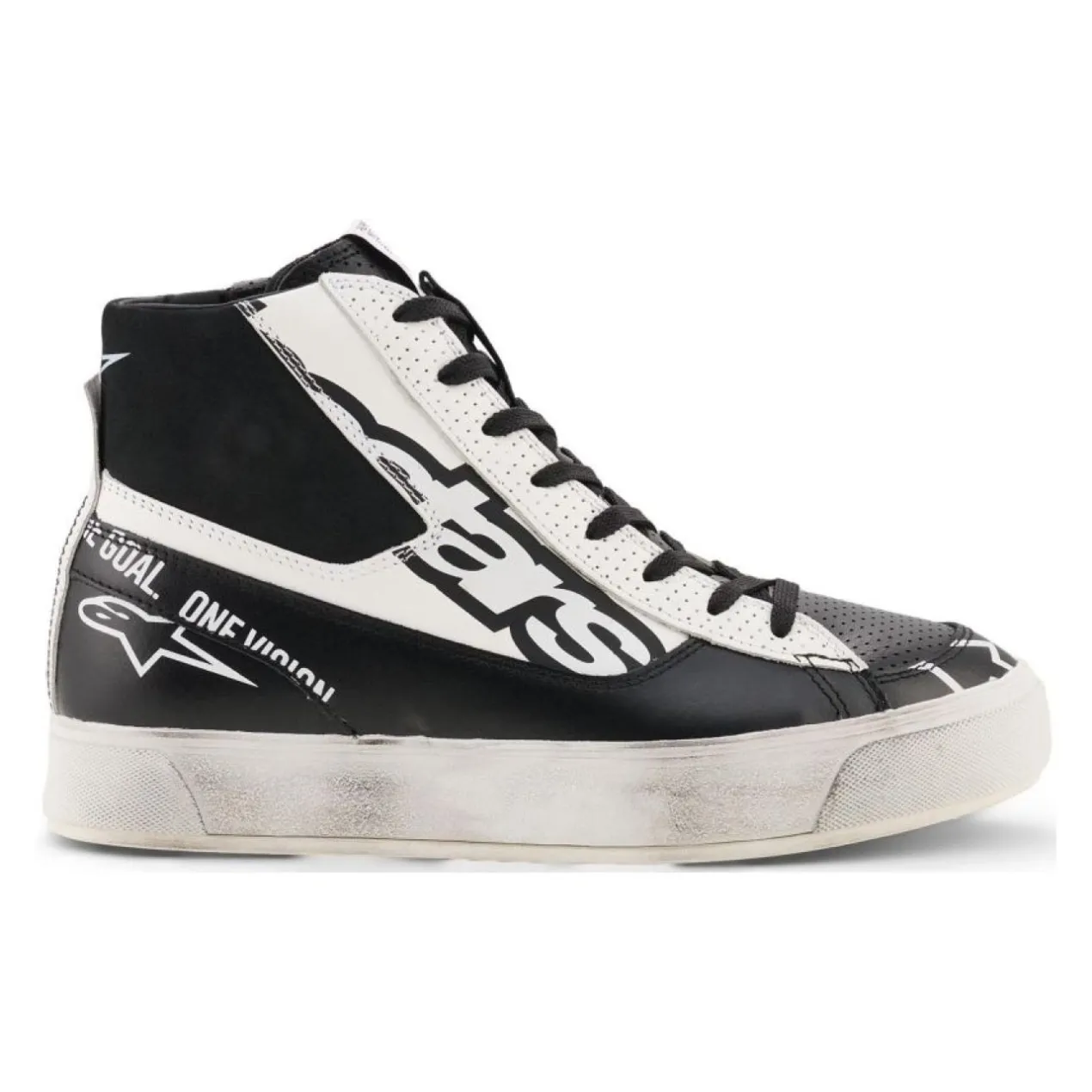 Scarpe Da Moto Donna Alpinestars Stella Stated Flair Black White