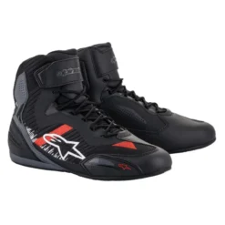 Scarpe Touring Alpinestars Faster-3 Rideknit Black Gray Bright Re