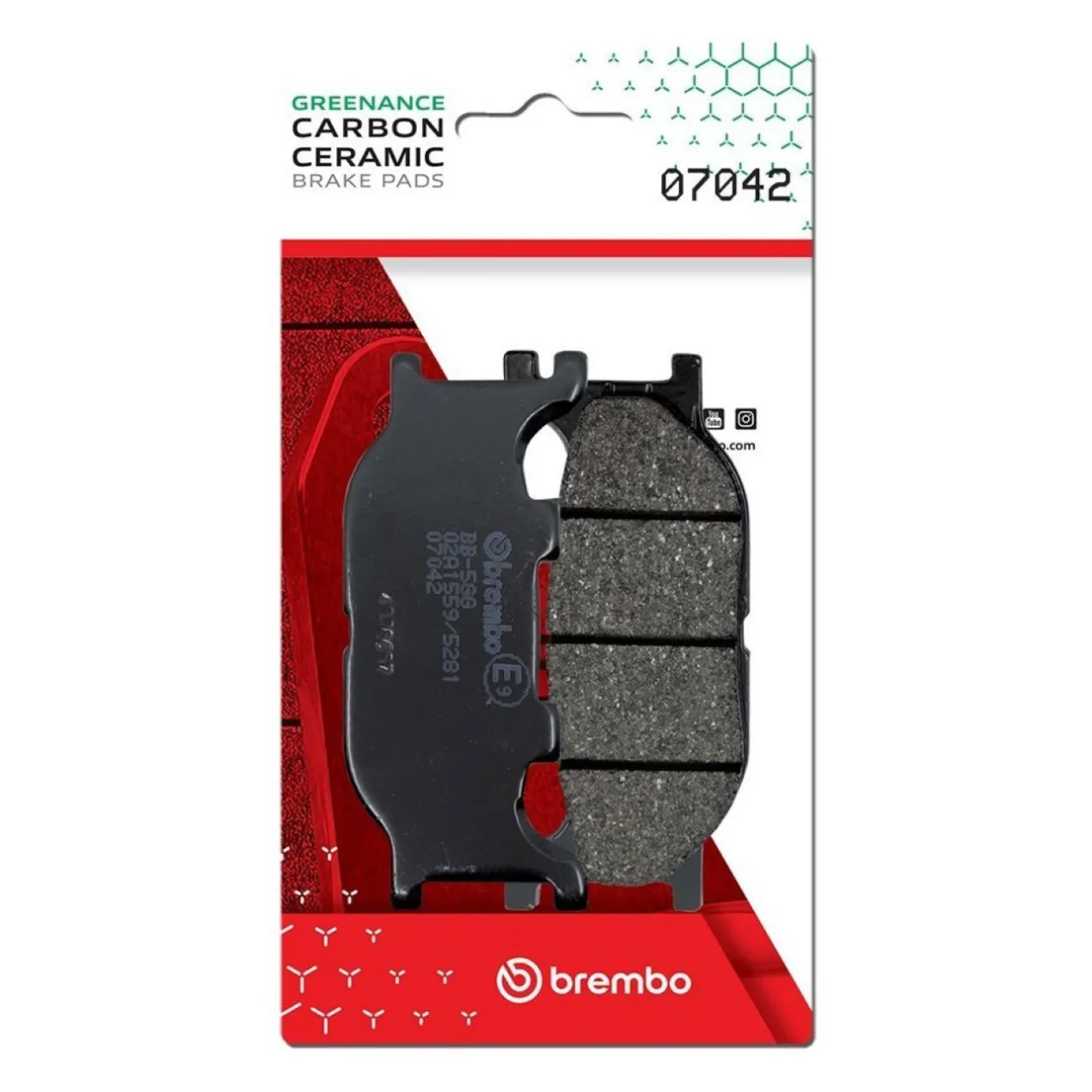 Set Pastiglie Brembo 07042 Scooter