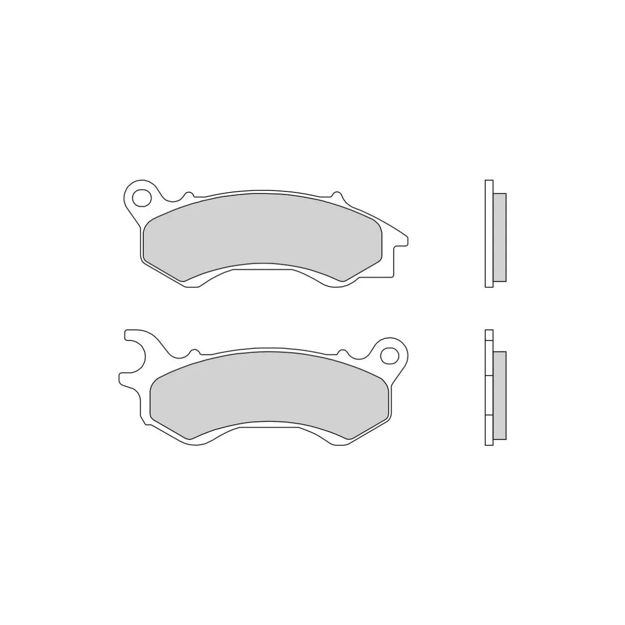 Set Pastiglie Brembo 07090 Scooter
