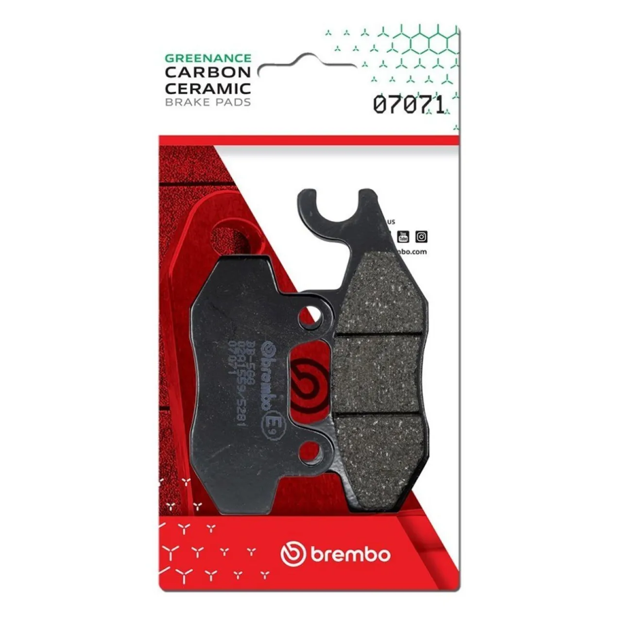 Set Pastiglie Brembo 07071 Scooter