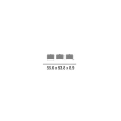 Set Pastiglie Brembo 07bb1408 Carbon Ceramic