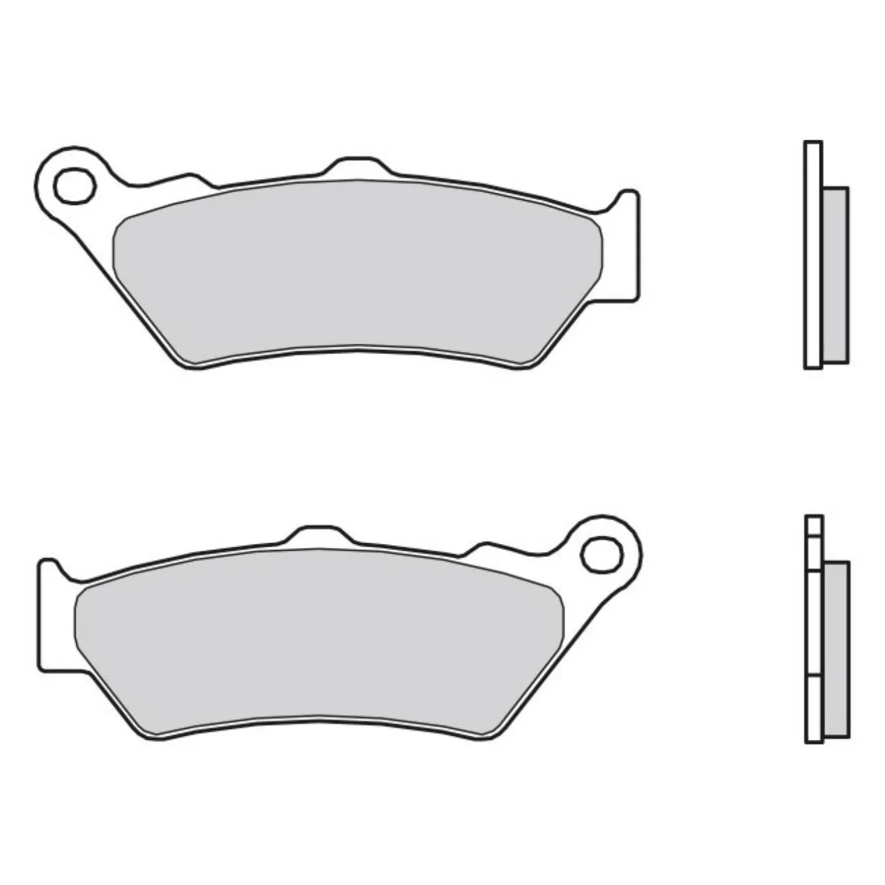 Set Pastiglie Brembo 07bb0390 Genuine Parts Sint.