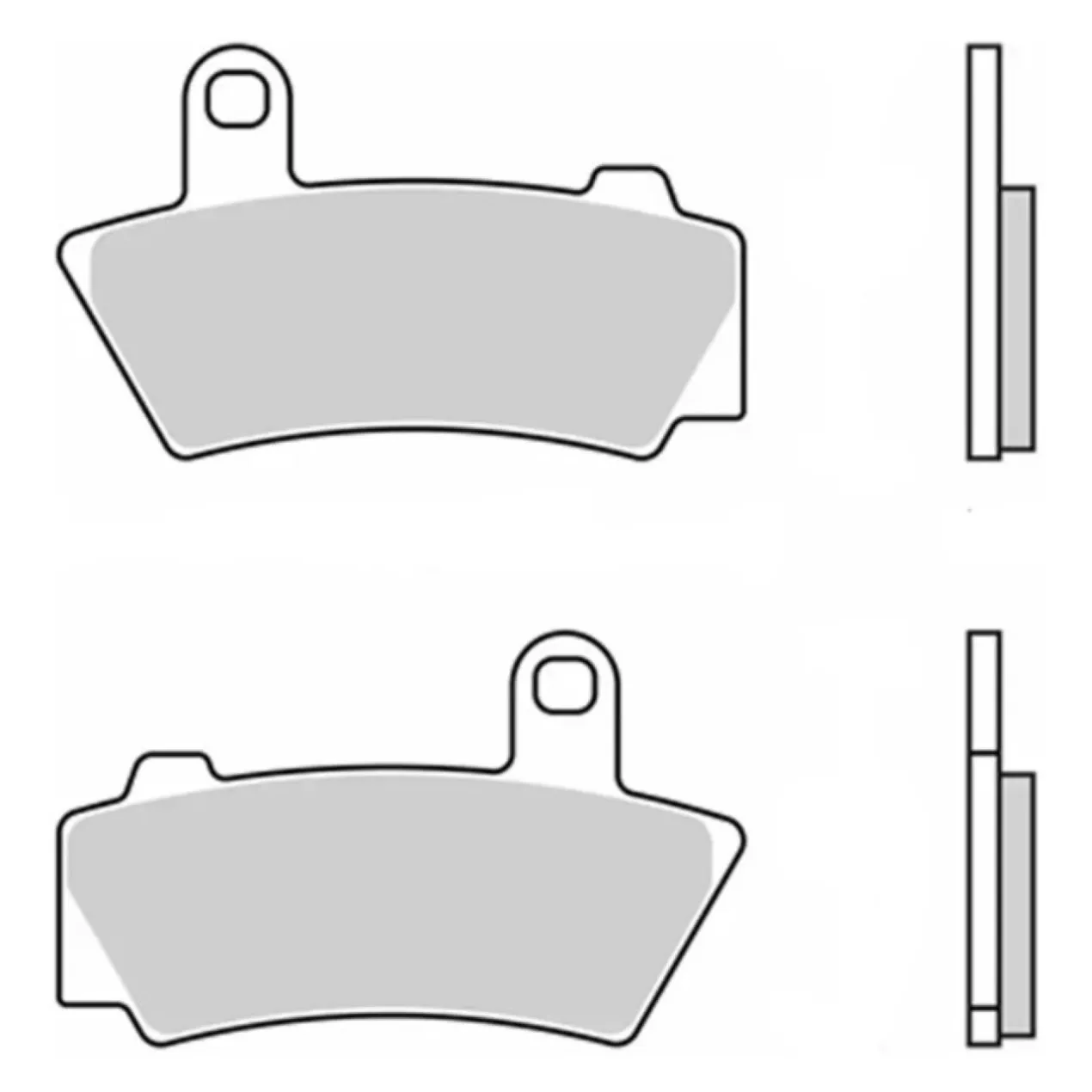 Set Pastiglie Brembo 07bb4180 Sinterizzata