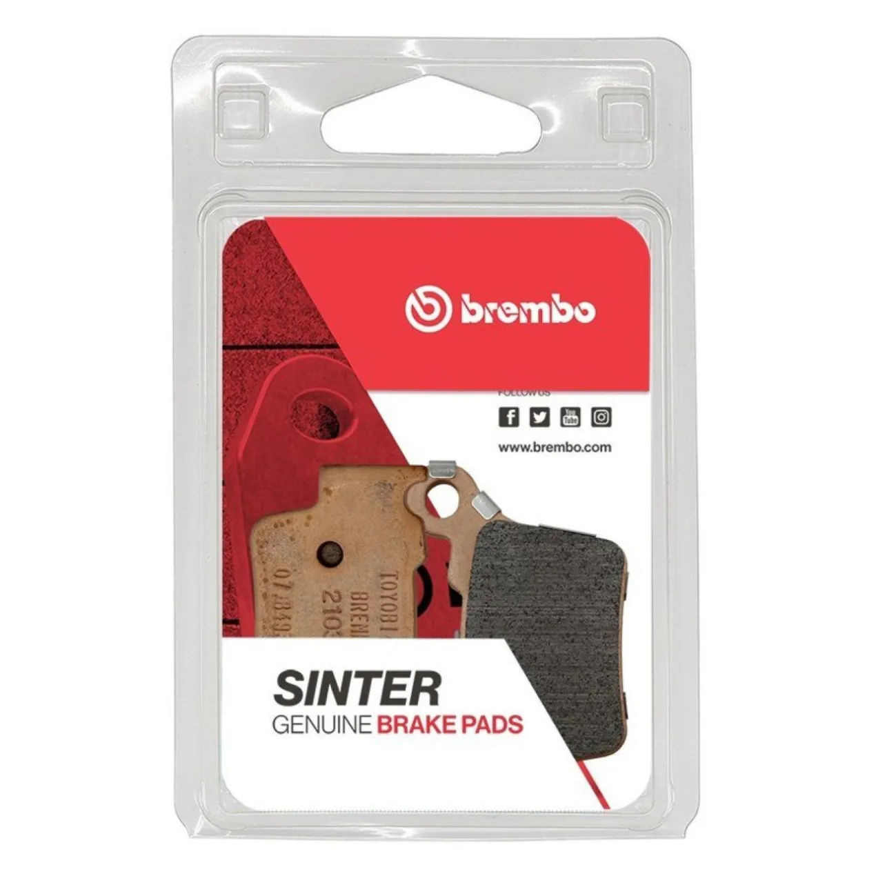 Set Pastiglie Brembo 07bb275a Genuine Parts Sint.