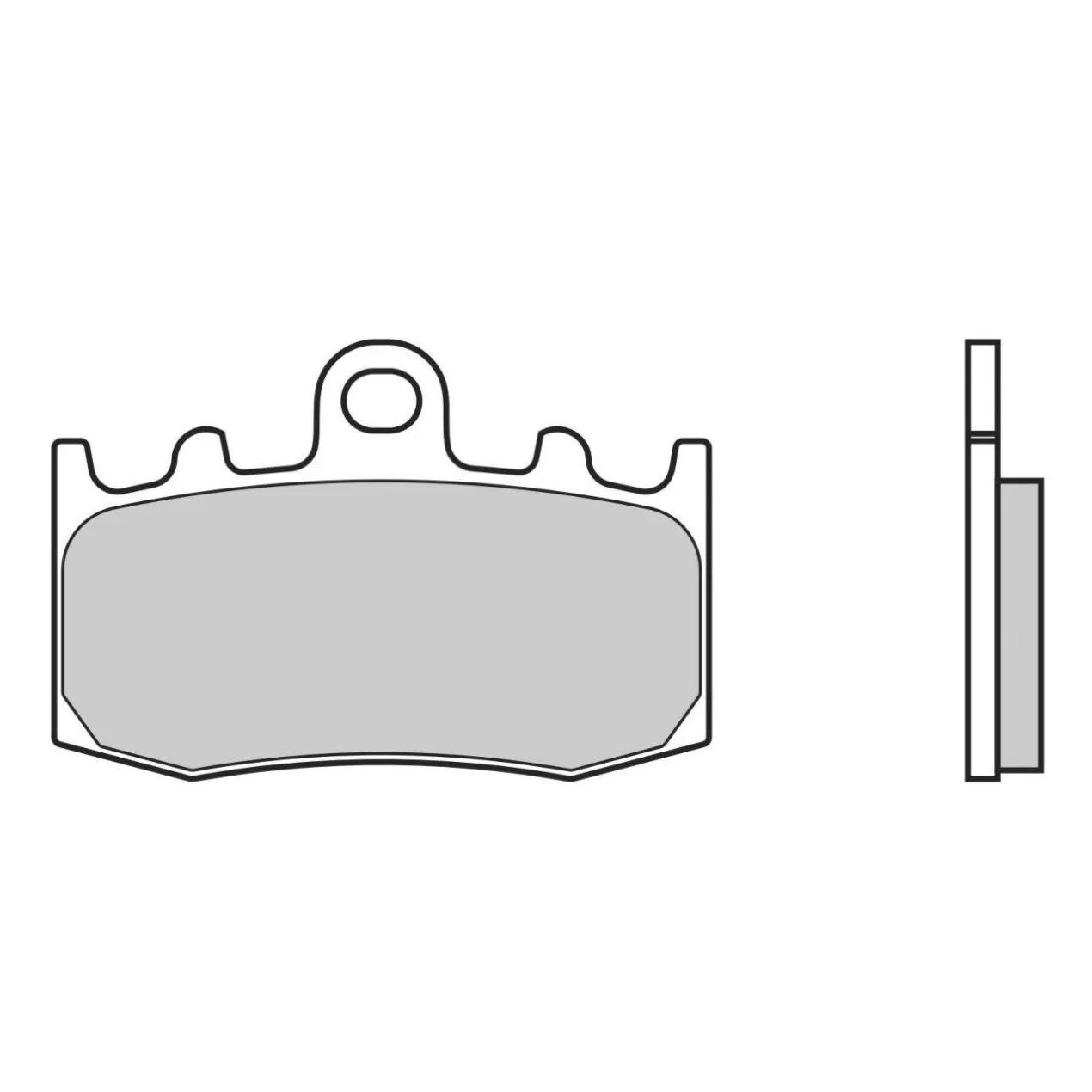 Set Pastiglie Brembo 07bb26la Sinter Anteriori La