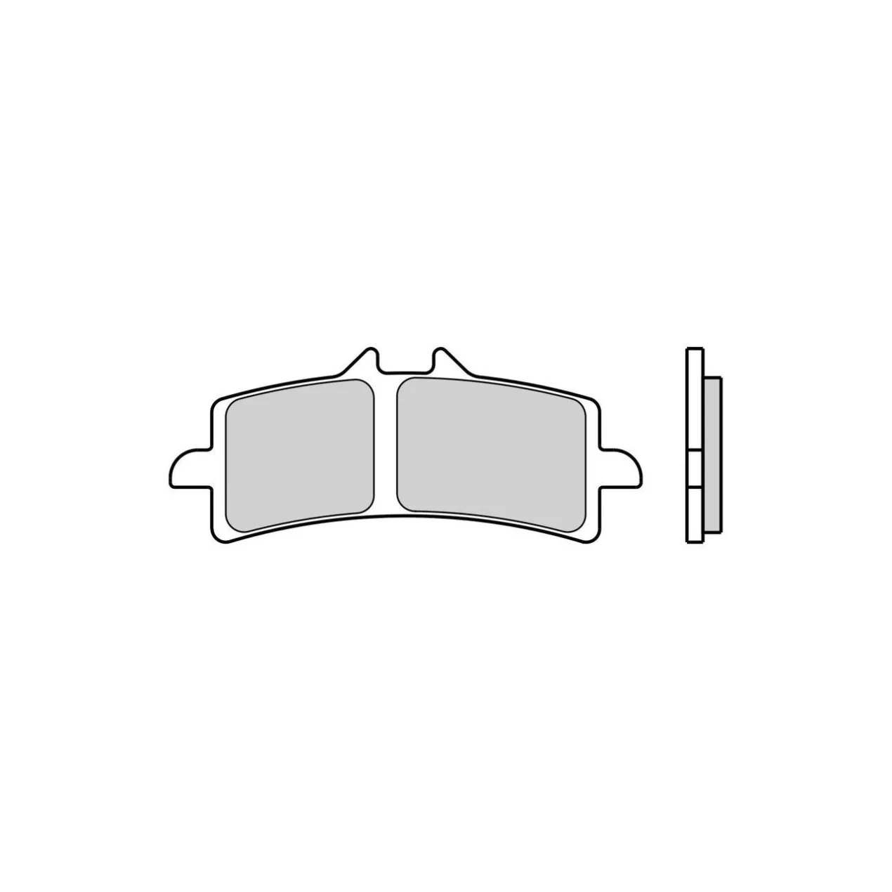 Set Pastiglie Brembo 07bb37la Sinter Anteriori La