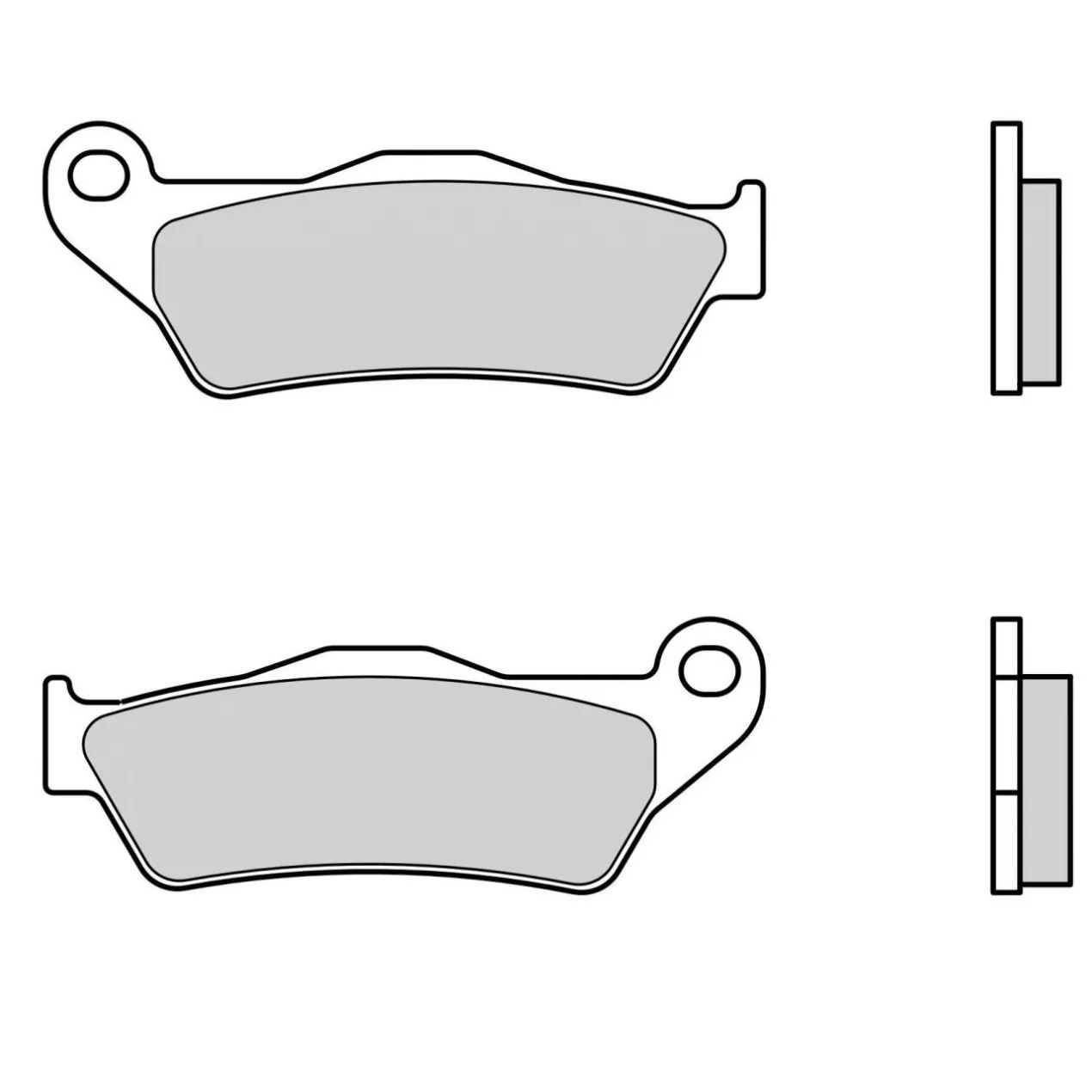 Set Pastiglie Brembo 07bb28sp Sinter Posteriori