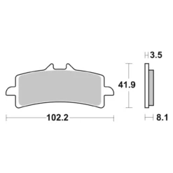 Set Pastiglie Brembo 07bb37sr Genuine Parts Sint.