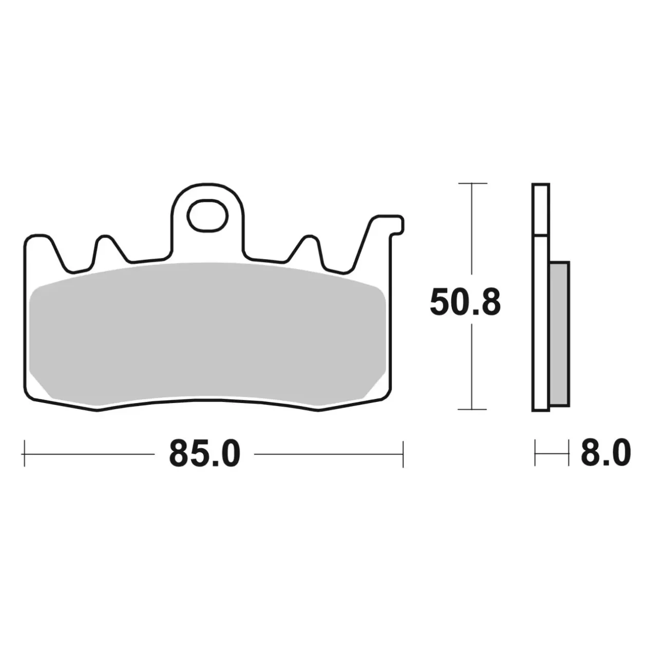 Set Pastiglie Brembo 07bb38sr Sint. Racing